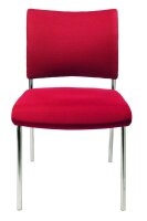 Topstar Besucherstühle Visit 10 NV190 G21 rot Stoff, 2 St.