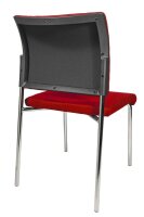 Topstar Besucherstühle Visit 10 NV190 G21 rot Stoff, 2 St.