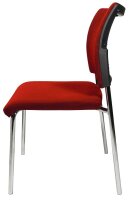 Topstar Besucherstühle Visit 10 NV190 G21 rot Stoff, 2 St.