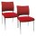 Topstar Besucherstühle Visit 10 NV190 G21 rot Stoff, 2 St.