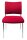 Topstar Besucherstühle Visit 10 NV190 G21 rot Stoff, 2 St.