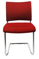 Topstar Besucherstühle Visit 20 NV390 G21 rot Stoff,...