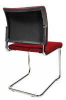 Topstar Besucherstühle Visit 20 NV390 G21 rot Stoff, 2 St.