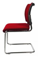 Topstar Besucherstühle Visit 20 NV390 G21 rot Stoff, 2 St.