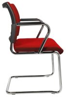 Topstar Besucherstühle Visit 20 NV390 G21 rot Stoff, 2 St.