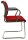 Topstar Besucherstühle Visit 20 NV390 G21 rot Stoff, 2 St.