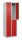 CP Spind Classic Plus lichtgrau, verkehrsrot 080300-20 S10040, 4 Schließfächer 60,0 x 50,0 x 185,0 cm