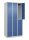 CP Spind Classic Plus lichtgrau, fernblau 080300-30 S10029, 6 Schließfächer 90,0 x 50,0 x 185,0 cm