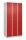 CP Spind Classic Plus lichtgrau, verkehrsrot 080300-30 S10036, 6 Schließfächer 90,0 x 50,0 x 185,0 cm