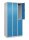 CP Spind Classic Plus lichtblau, lichtgrau 080300-30 S10042, 6 Schließfächer 90,0 x 50,0 x 185,0 cm