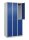 CP Spind Classic Plus lichtgrau, enzianblau 080300-30 S10046, 6 Schließfächer 90,0 x 50,0 x 185,0 cm