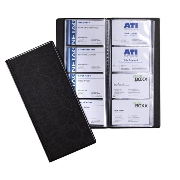 DURABLE Visitenkartenmappe VISIFIX 192 schwarz, 1 St.