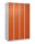 CP Spind Classic Plus reinorange, lichtgrau 080300-40 S10061, 8 Schließfächer 120,0 x 50,0 x 185,0 cm