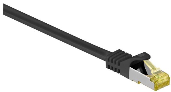 goobay RJ-45 Netzwerkkabel 20,0 m schwarz bis zu 10,00 Gbit/Sek. bis zu 500 MHz, 1 St.