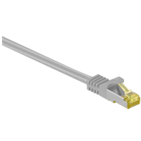 goobay RJ-45 Netzwerkkabel 0,5 m grau bis zu 10,00...