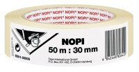 NOPI Kreppband beige 30,0 mm x 50,0 m 1 Rolle