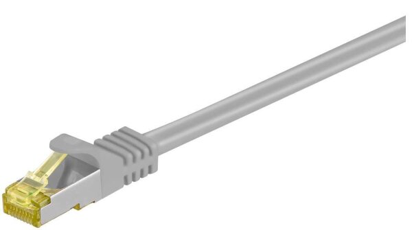 goobay RJ-45 Netzwerkkabel 3,0 m grau bis zu 10,00 Gbit/Sek. bis zu 500 MHz, 1 St.