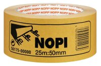 NOPI Fix doppelseitiges Klebeband 50,0 mm x 25,0 m, 1 Rolle