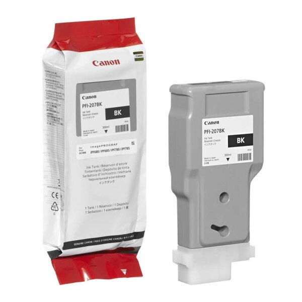 Canon PFI-207 BK schwarz Druckerpatrone