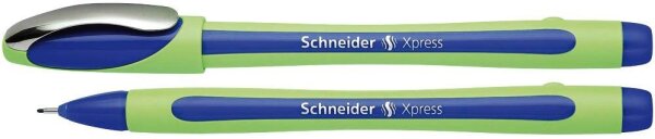 Schneider Xpress Fineliner blau 0,8 mm, 10 St.
