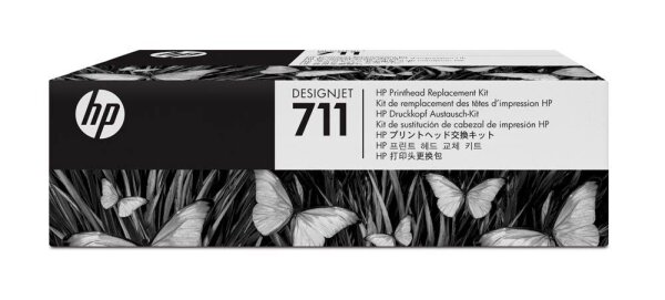 HP 711(C1Q10A) schwarz, cyan, magenta, gelb Druckkopf