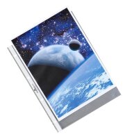 DURABLE Prospekthüllen DIN A4 quer transparent genarbt 0,12 mm, 10 St.
