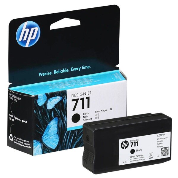 HP 711(CZ129A) schwarz Druckerpatrone