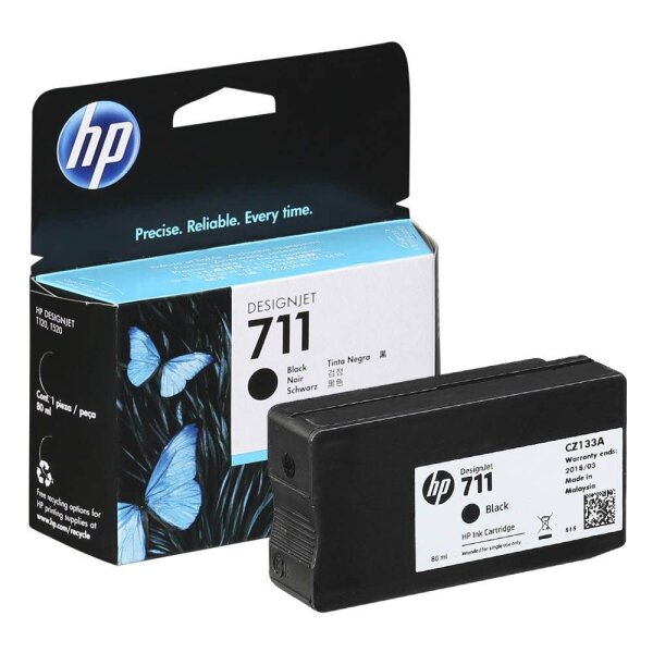 HP 711(CZ133A) schwarz Druckerpatrone