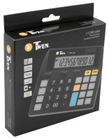 TWEN J-1200 Tischrechner schwarz