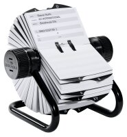 DURABLE Telefon-/Adress-Rollkartei Telindex schwarz,...