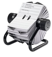 DURABLE Telefon-/Adress-Rollkartei Telindex schwarz,...