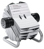 DURABLE Telefon-/Adress-Rollkartei Telindex silber,...