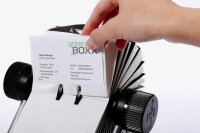 DURABLE Visitenkarten-Rollkartei Visifix schwarz, für 560 Visitenkarten