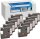 G&G Schriftbänder D1 ersetzen Dymo D1/45013/S0720530  19332, 12 mm, schwarz auf weiß, 10 St.