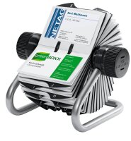 DURABLE Visitenkarten-Rollkartei Visifix silber, für 560 Visitenkarten