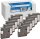 G&G Schriftbänder  ersetzt Dymo D1/40913/S0720680 19331, 9 mm, schwarz auf weiß, 10 St.
