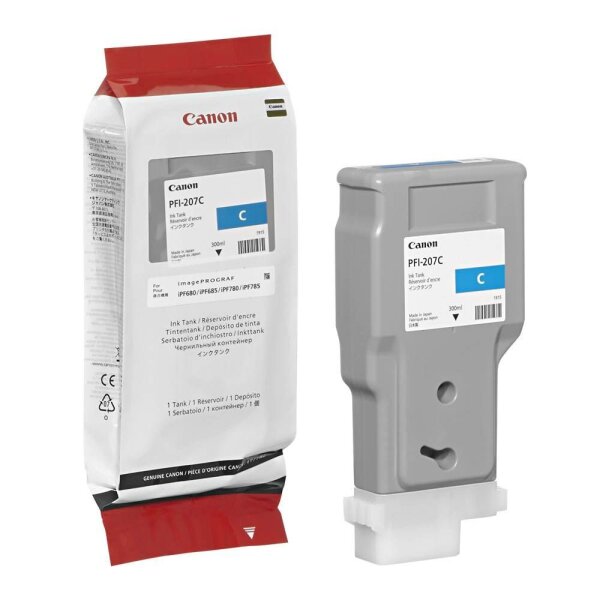 Canon PFI-207 C cyan Druckerpatrone