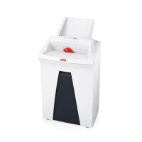 HSM SECURIO AF150 Aktenvernichter mit Partikelschnitt P-4, 4,5 x 30 mm, bis 150 Blatt, weiß