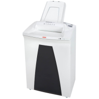 HSM SECURIO AF500 Aktenvernichter mit Partikelschnitt P-6, 0,78 x 11 mm, bis 500 Blatt, weiß