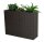 Garden Pleasure Pflanzkübel Kunststoff coffee rechteckig 100,0 cm 30,0 cm, 1 St.