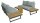 Garden Pleasure Loungegruppe FELICE grau, anthrazit Holz, Metall, 11-teilig