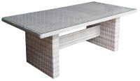 Garden Pleasure Gartentisch DIJON grau rechteckig 200,0 x...