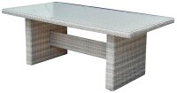 Garden Pleasure Gartentisch DIJON grau rechteckig 200,0 x...