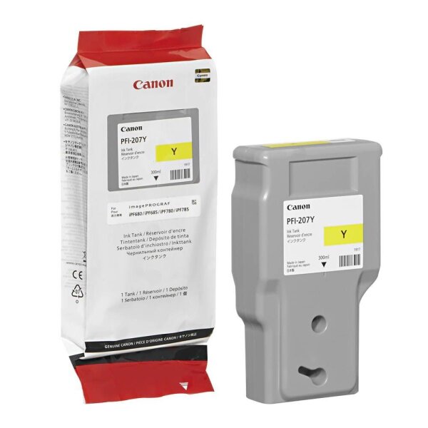 Canon PFI-207 Y gelb Druckerpatrone