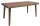 Garden Pleasure Gartentisch CARSON braun rechteckig 160,0 x 90,0 x 75,0 cm