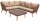 Garden Pleasure Loungegruppe PAMPLONA beige, braun Kunststoff, 10-teilig