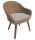 Garden Pleasure Sitzgruppe CARSON taupe, braun Kunststoff, Holz, 9-teilig