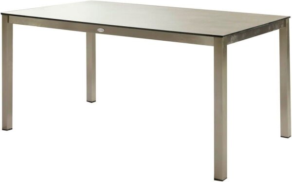 Garden Pleasure Gartentisch SIENNA grau rechteckig 158,0 x 90,0 x 74,0 cm  ( 305384 )