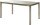 Garden Pleasure Gartentisch SIENNA grau rechteckig 158,0 x 90,0 x 74,0 cm  ( 305384 )
