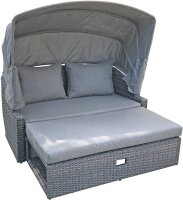 Garden Pleasure Loungesofa CARLO hellgrau, dunkelgrau...